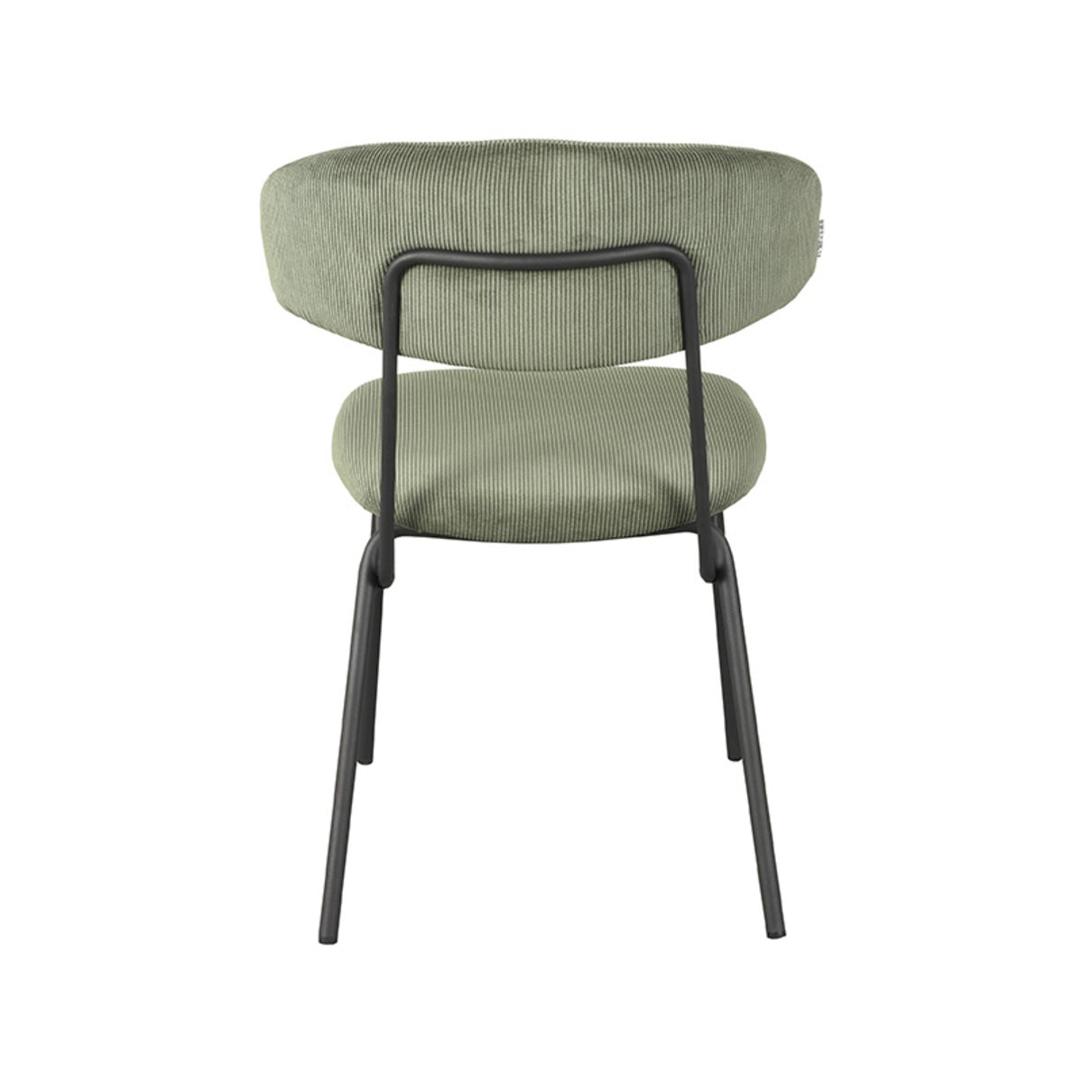 LABEL51 Eetkamerstoel Zack – Trendy Ribcord Bekleding – Stijlvol & Comfortabel